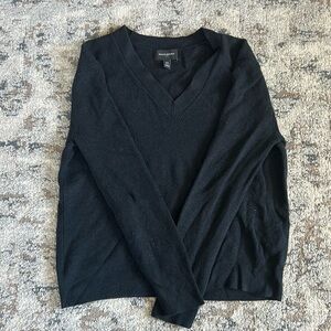 Banana republic v neck black long sleeve